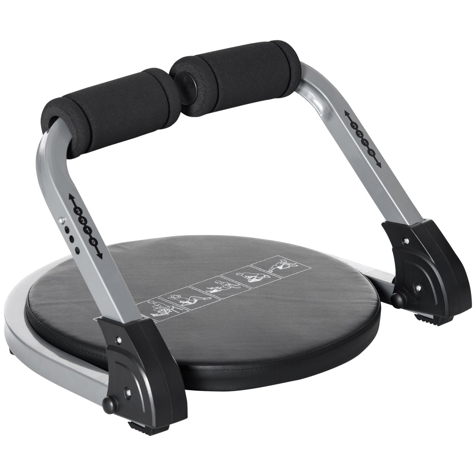 Foldable Ab Machine Abs Trainer | Black
