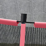 10ft Trampoline With Enclosure Net And Spring Cover | Pink