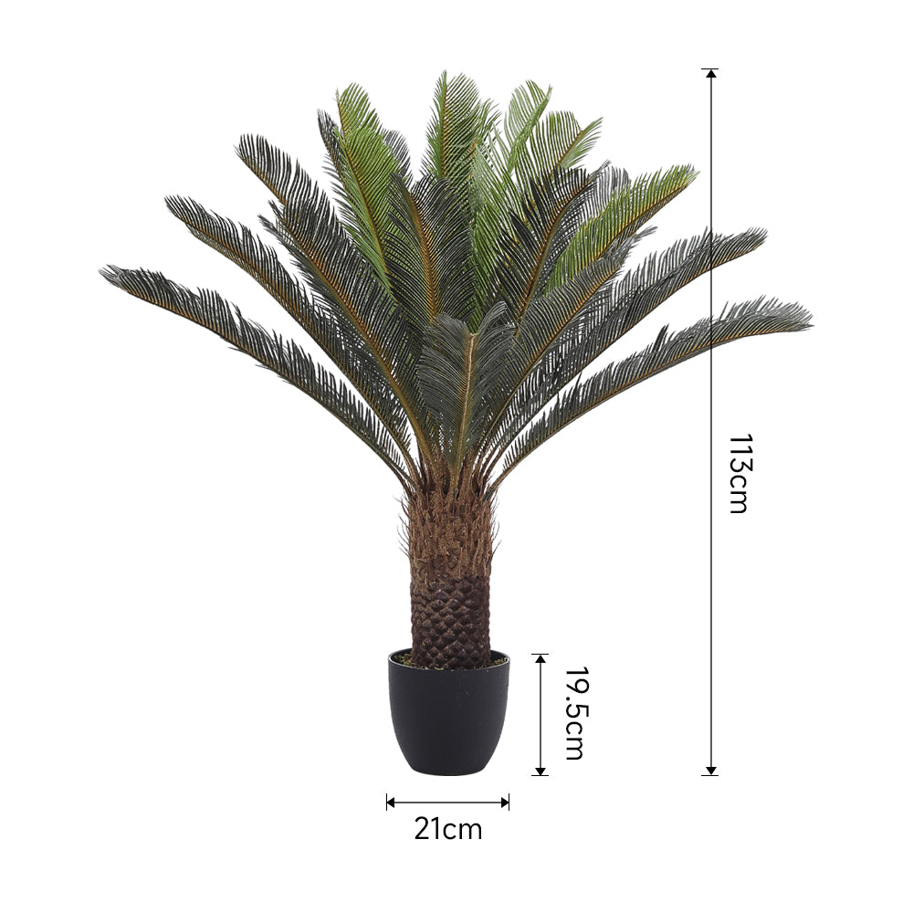 120cm H Cycad Artificial Cycas Tree In Pot For Decoration