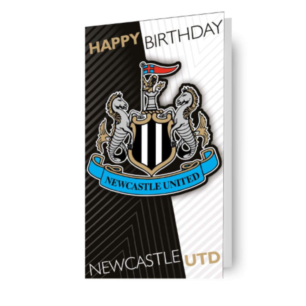 Newcastle United FC Happy Birthday' Card Official Product