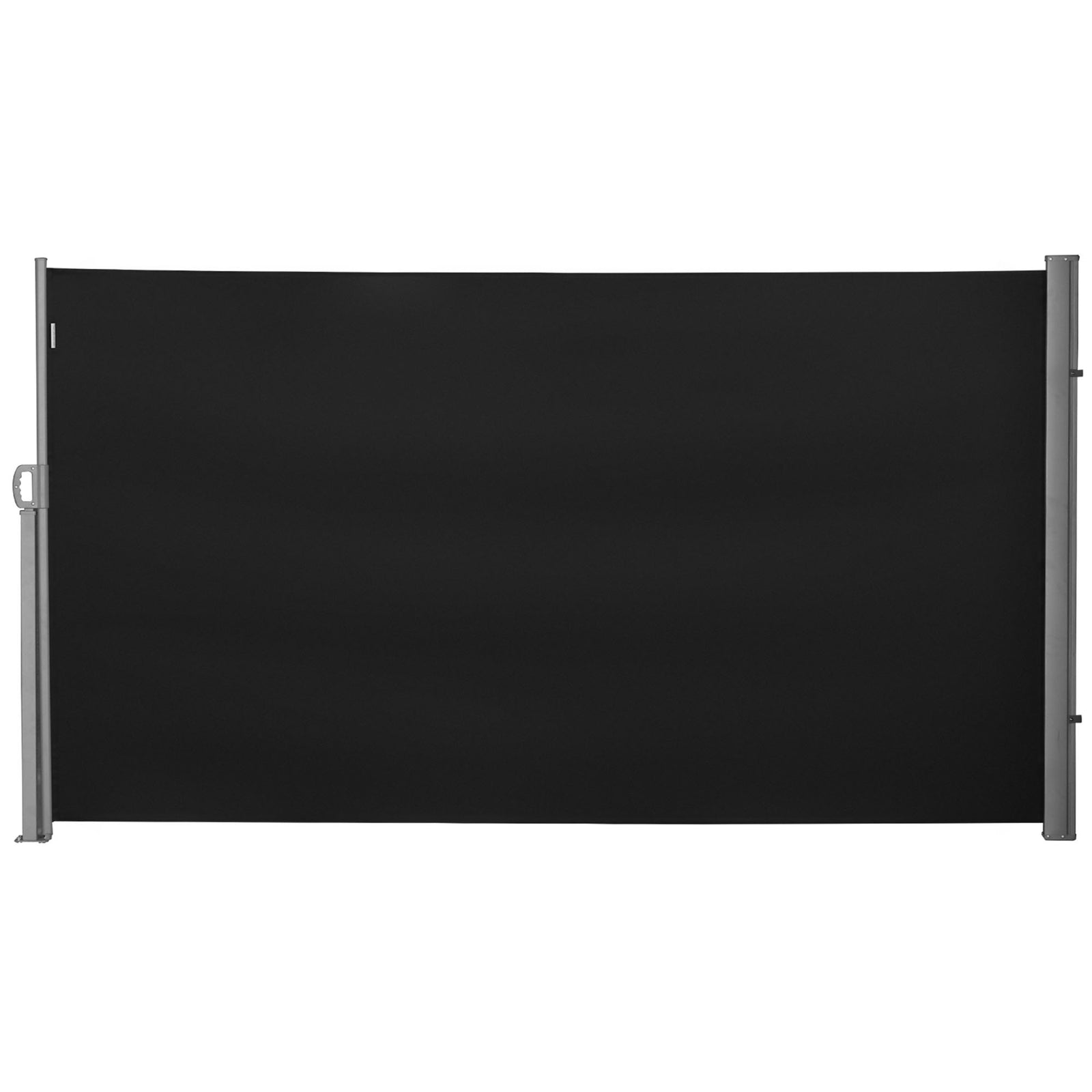 Retractable Sun Side Awning Screen | Medium | Black