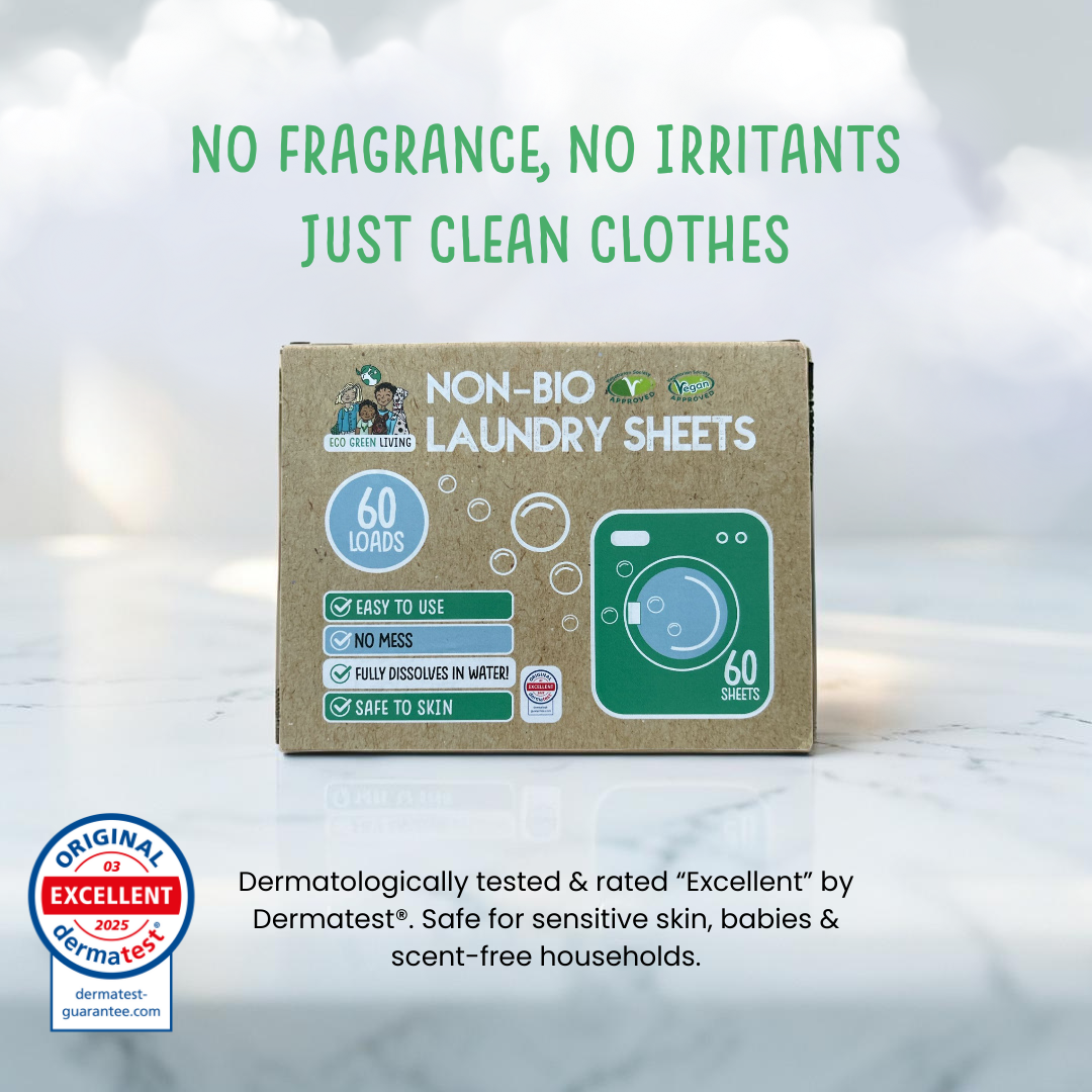 Non-Bio Laundry Detergent Sheets x 60 (Fragrance-Free)