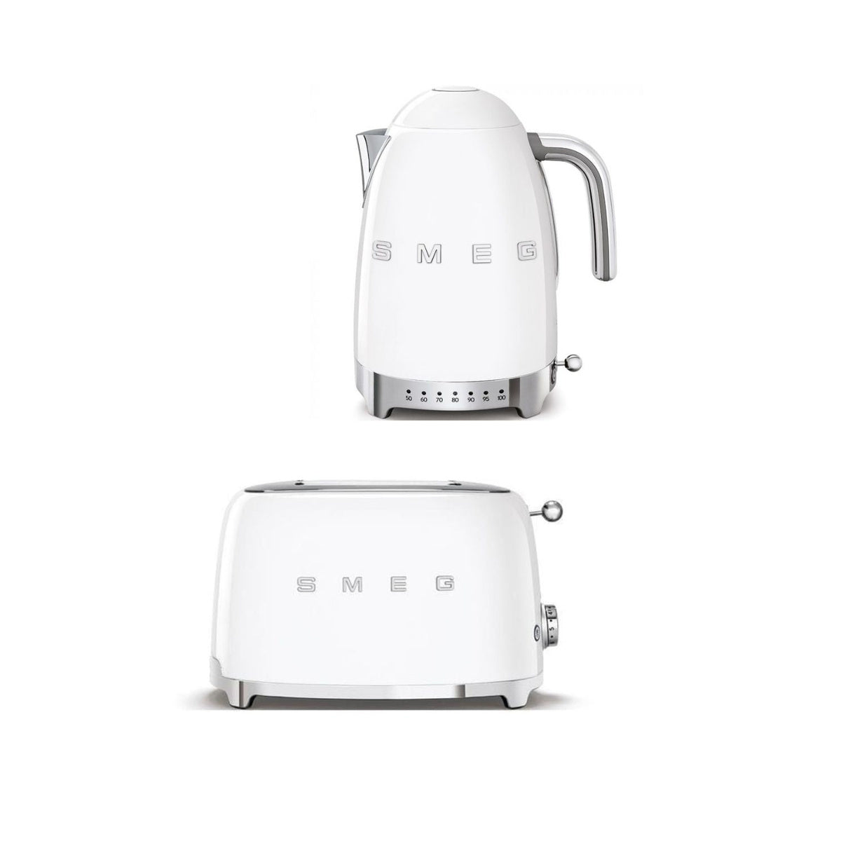 Tsf03, Klf04 4-slice Toaster & Variable Temperature Kettle | White