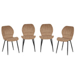 San Diego Marble Top Dining Table With Jaydn Leather Chairs | Tan