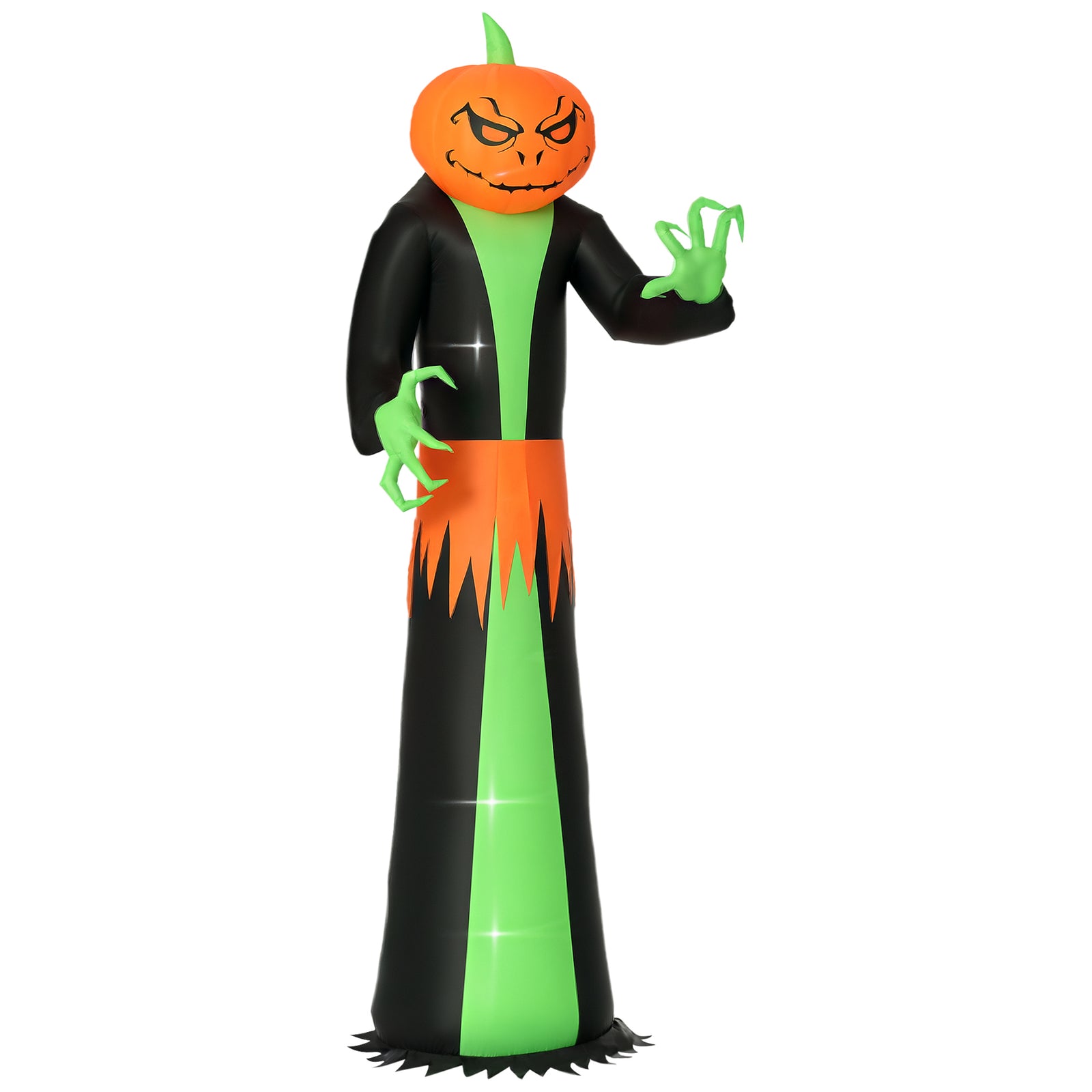 2.7m Inflatable Halloween Pumpkin With Leds For Party Decorations
