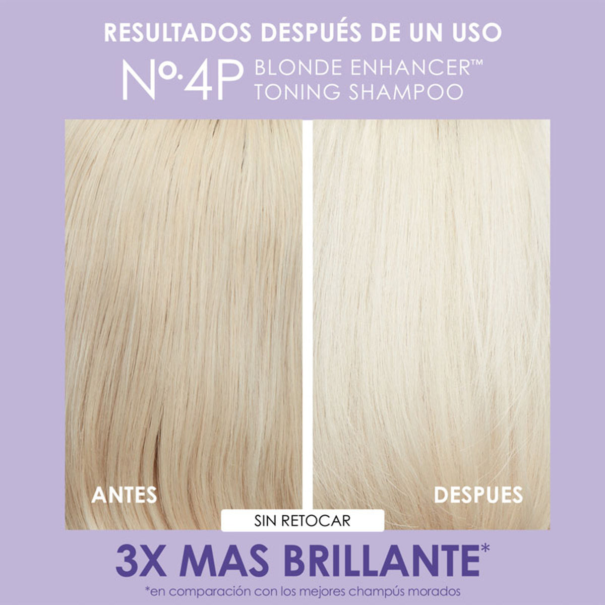 No.4p Blonde Enhancer Toning Shampoo 250ml | Set of 2