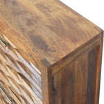 Artisan Furniture Solid Wood Amber Wavefront Cabinet