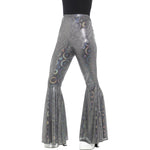 Flared Trousers, Ladies | Small/Medium | Silver