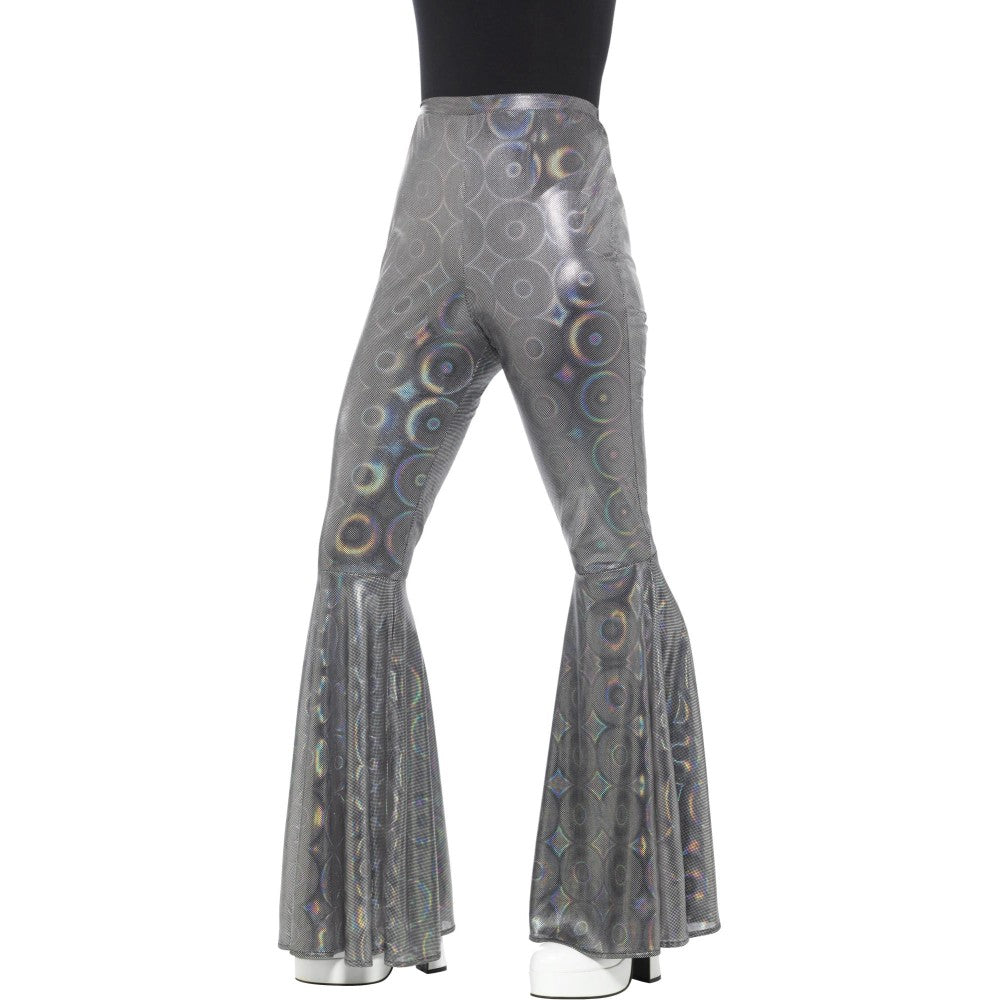 Flared Trousers, Ladies | Small/Medium | Silver