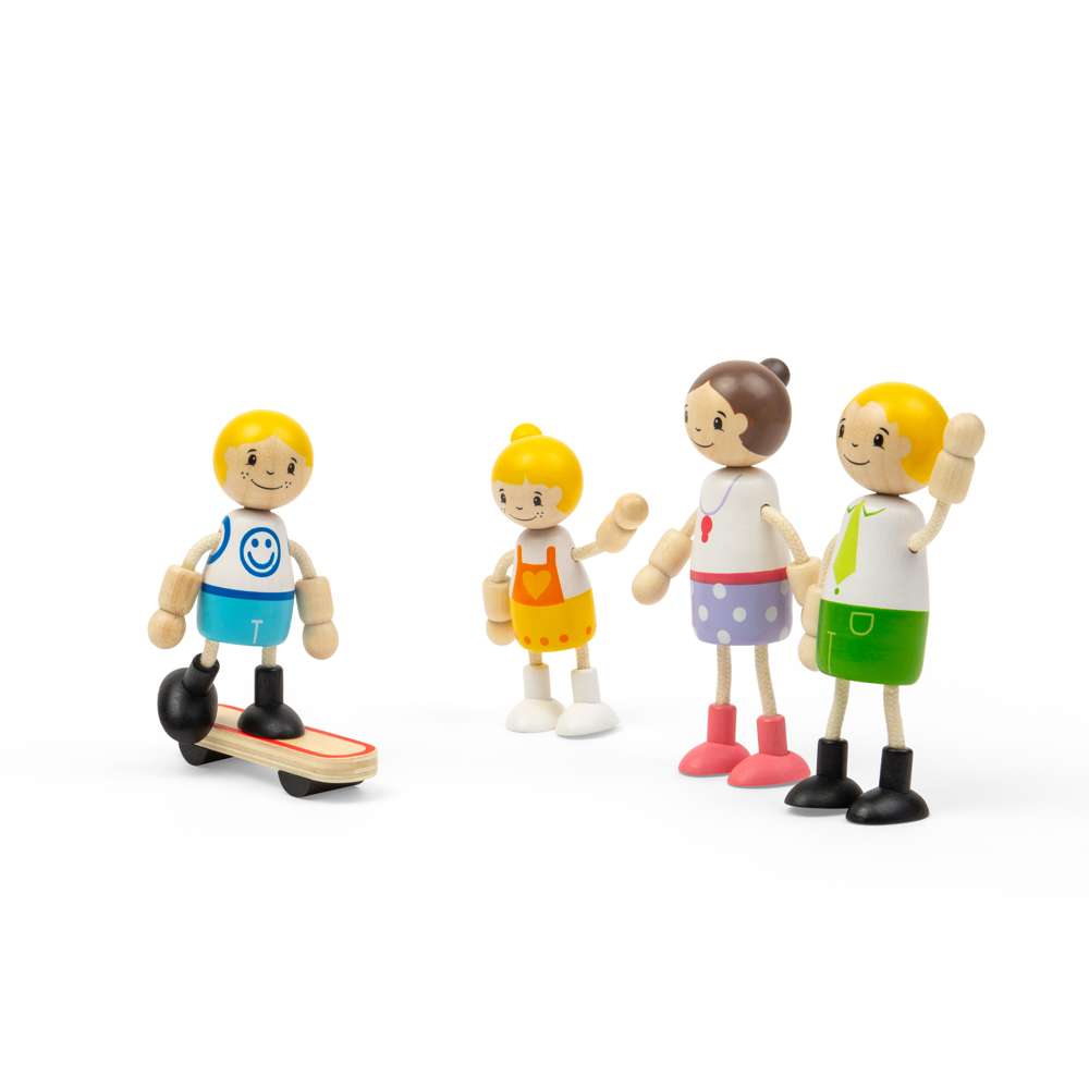 Tidlo White Family Dolls