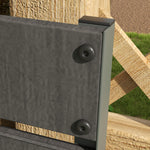 Garden Planter With Trellis For Climbing Plants | Dark Gray