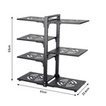 5/7-tier Adjustable Kitchen Pot Rack Organizer | Large