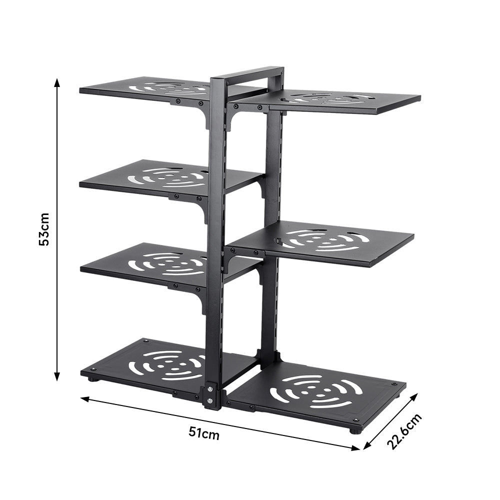 5/7-tier Adjustable Kitchen Pot Rack Organizer | Large