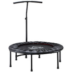 40'' Mini Trampoline, Adult Rebounder Jumper W/ Handle | Black