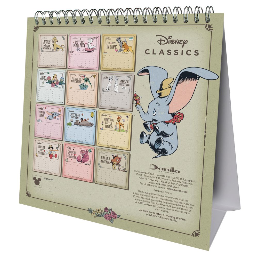 Heritage 2026 Desk Easel Calendar Official Product