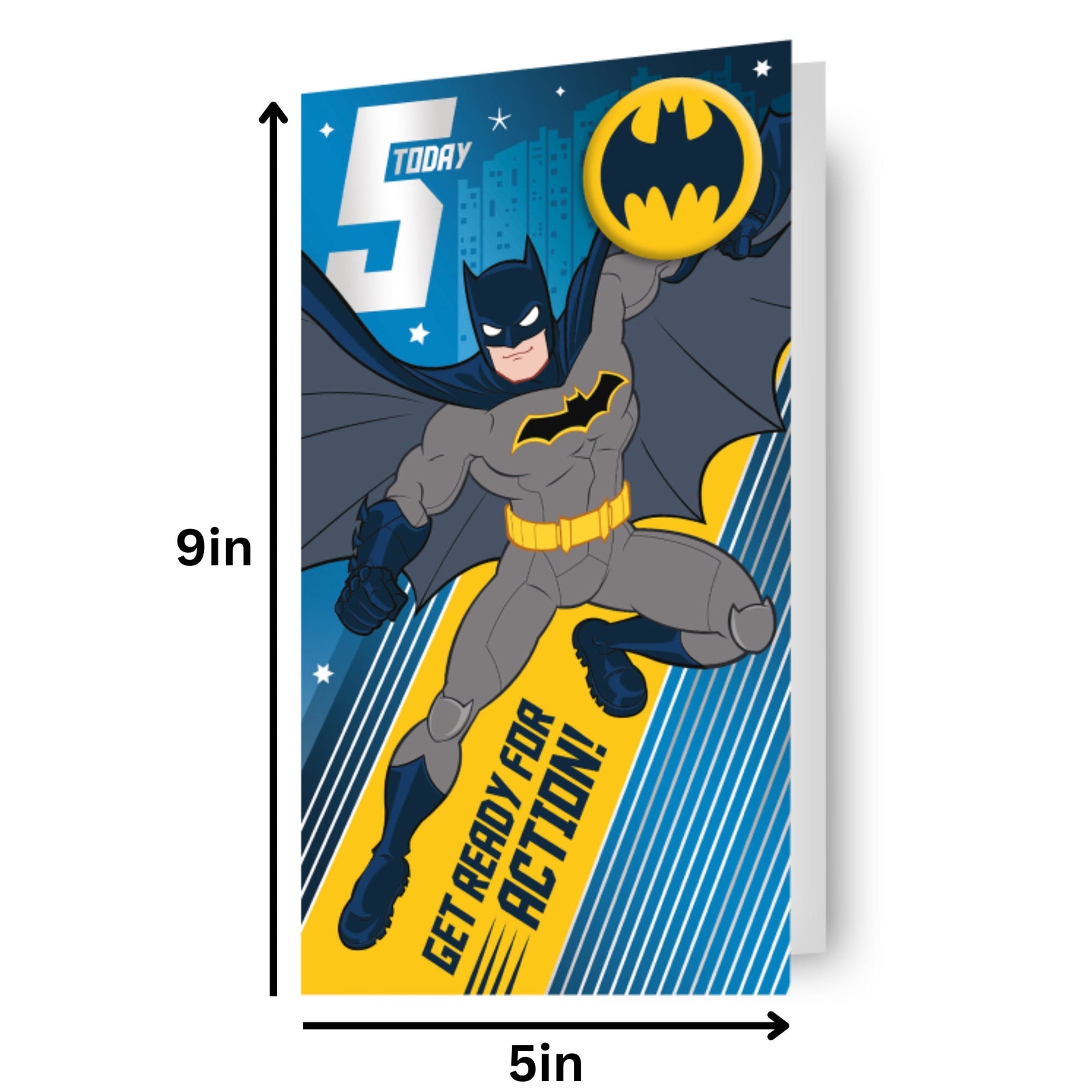 Age 5 Badge Birthday Card Official Product