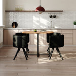Breeins Dining Table Set with 4 Chairs