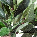 90cm Artificial Olive Tree Plant In An Orange Pot