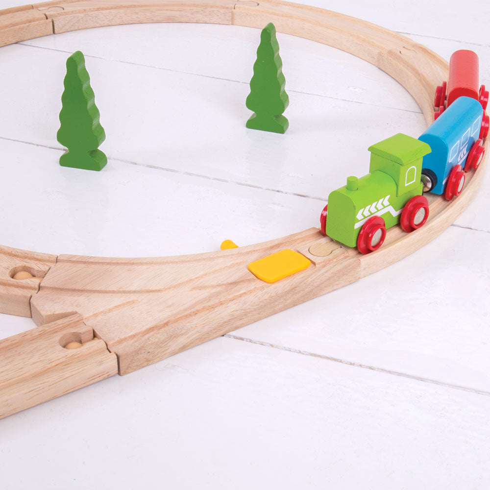 2 Mechanical Railway Switches for Wooden Train Sets