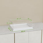 Reptile Terrarium, Vivarium Acrylic For Snake, Gecko | Large | Clear