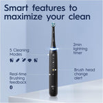 Oral-B Io5 Electric Toothbrush 1 Tooth Brush Head, A.i. App & Travel Case