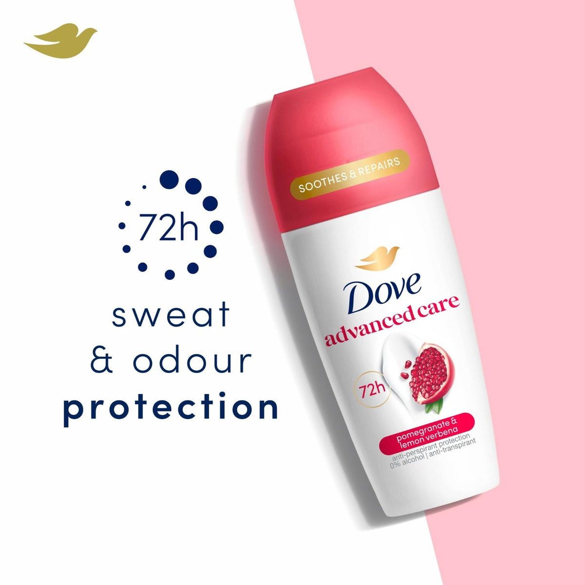 Roll On Go Fresh Pomegranate 72h Lasting Anti-perspirant 9x50ml