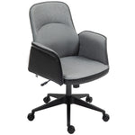 Office Chair, Linen Desk Chair With Adjustable Height