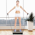 Vibration Plate Fitness Body Shaper With Music | Brown