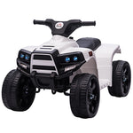 6 V Kids Ride On Cars Electric Atv For 18-36 Months Toddlers | White