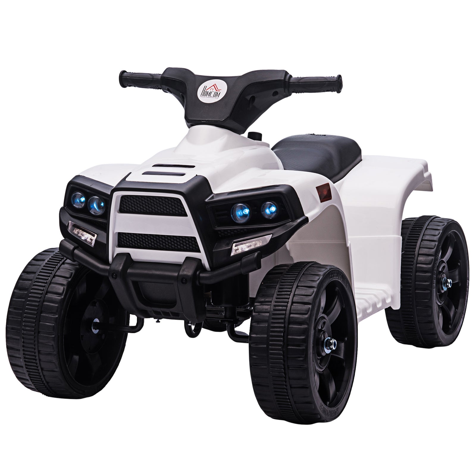 6 V Kids Ride On Cars Electric Atv For 18-36 Months Toddlers | White