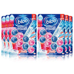 Toilet Rim Blocks Power Active Flower W/ 4 Function Cleaning Formula 6 Pack