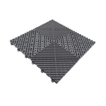 Heavy Duty Vented Garage Interlocking Floor Tiles | Grey