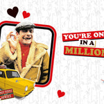 Only Fools And Horses Valentine's Day Card With Detachable Coaster Official Product