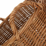 Light Steamed Wicker Storage Bin | Small | Brown
