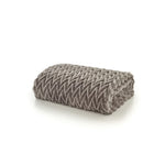 Tadcaster Supersoft Warm Chevron Designn Throw – 140x180cm Blanket | 140cm x 180cm | Taupe