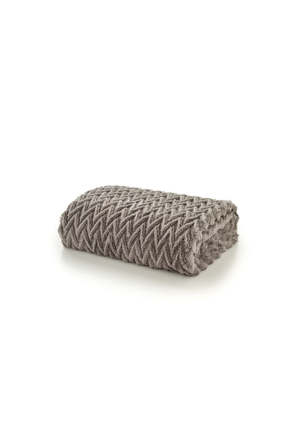 Tadcaster Supersoft Warm Chevron Designn Throw – 140x180cm Blanket | 140cm x 180cm | Taupe