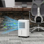 12l Per Day Small Dehumidifier With Humidity Light