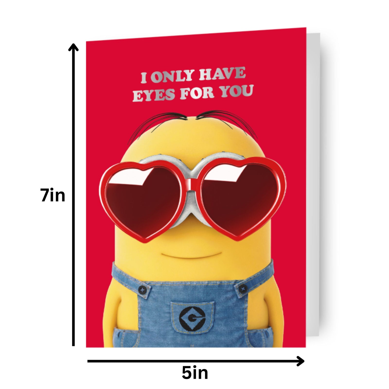 Despicable Me Minions 'i Only Have Eyes For You!' Valentine's Day Card Official Product