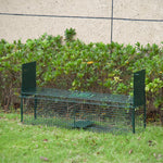 Two-door Animal Trap Cage For Small Animals, Dark Green