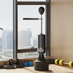 Boxing Punch Bag Stand W/ Rotating Flexible Arm Speed Ball