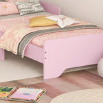 Toddler Bed Frame, Cloud-design Princess Bed, 143 X 74 X 55cm - Pink | Pink