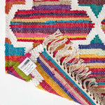 Amsterdam Handwoven Cotton Chindi Kilim Rug | 150cm x 220cm | Multi Colour