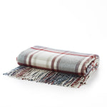 Malvern Tartan Faux Cashmere Large Throw | Gray