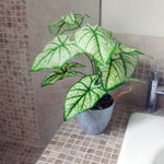 40cm Artificial Taro House Plant In Decorative Planter