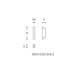 Towel Hook, Robe Hook, Coat Hook, The Grid Collection | Chrome