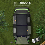 Blackout Camping Tent With Bedroom & Living Room For 4-5 | Black
