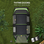 Blackout Camping Tent With Bedroom & Living Room For 4-5 | Black