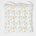 Christmas Seat Pad With Straps 100% Cotton 40 x 40cm | 40cm x 40cm | Grey