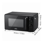 20l Manual Microwave Oven 700w With 6 Power Levels
