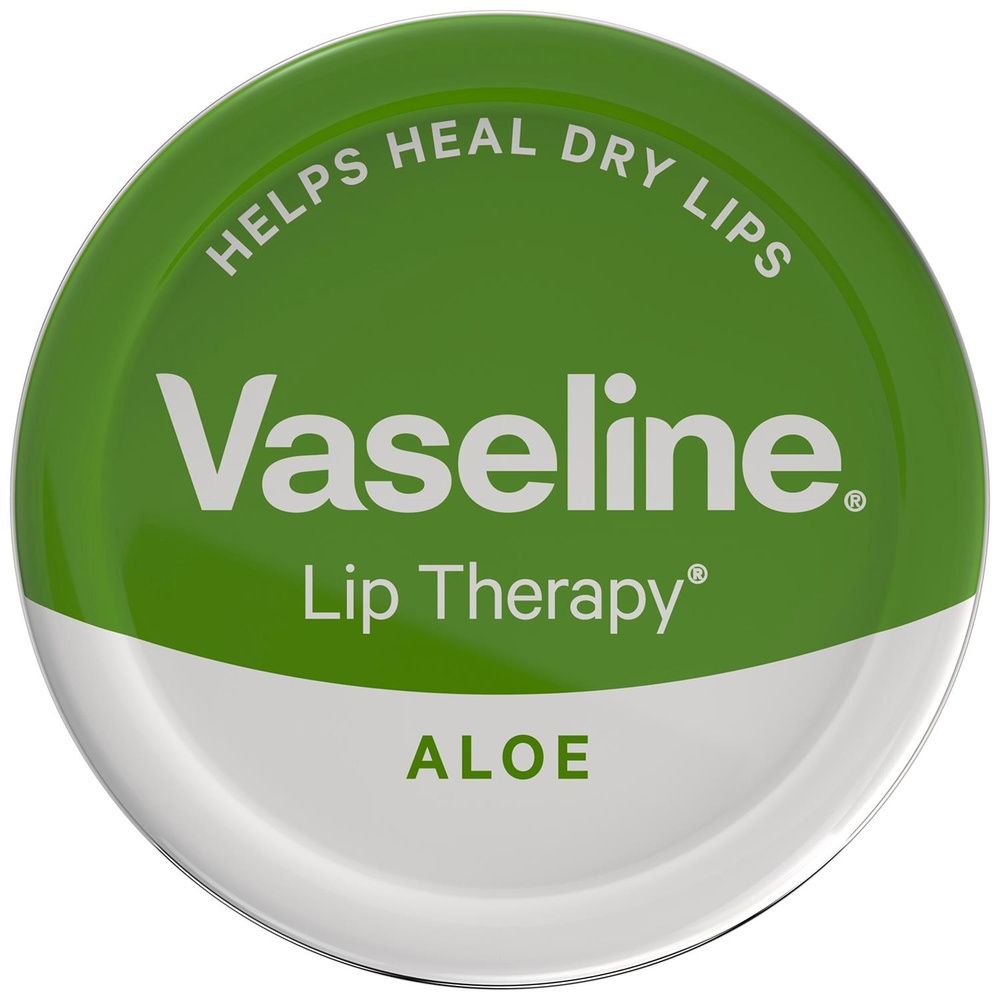 Vaseline Lip Therapy Petroleum Jelly, Aloe Vera 20gm Hydrating Lip Balm